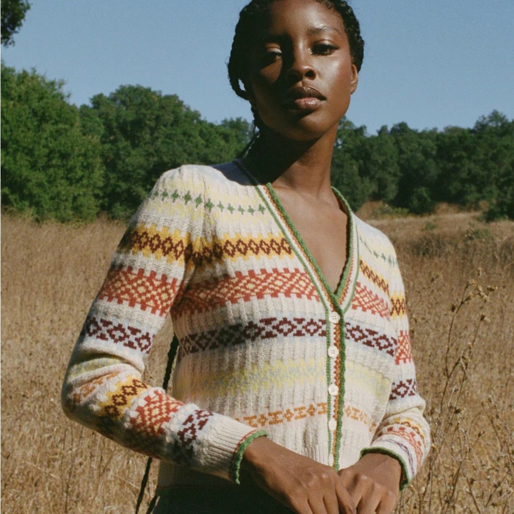 Dôen NWT Alba Cardigan XS Cream Monte Rosa